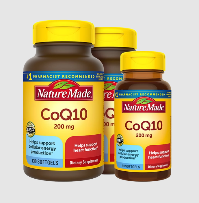 Nature Made 天维美 CoQ10辅酶200mg*300粒装（含130粒*2瓶+40粒）467.77元包邮包税