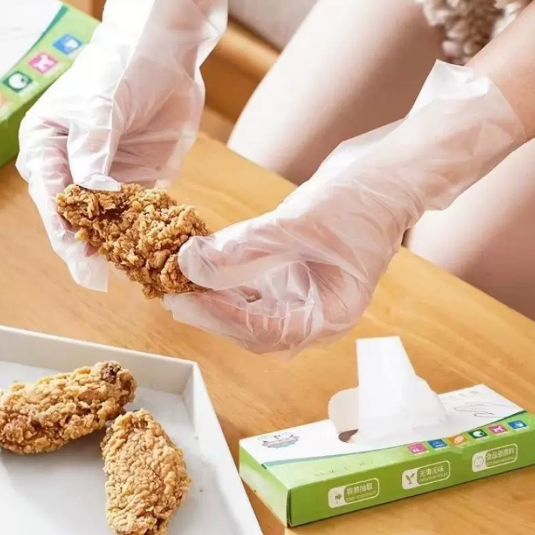千补 食品级TPE一次性手套 共200只9.9元包邮（需领券）