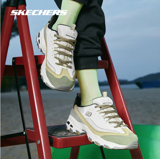 Skechers 斯凱奇 女式奶茶熊1代繽紛撞色老爹鞋 13167新低157.03元包郵