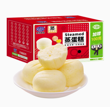 <span>白菜！</span>港荣 原味蒸蛋糕 1000g新低11.63元包邮