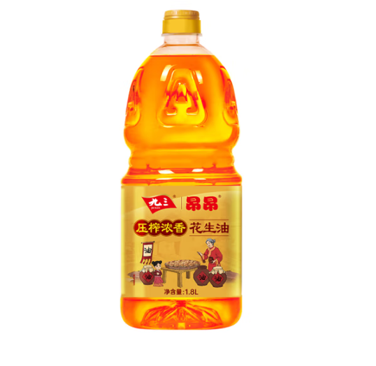 九三 昂昂 壓榨花生油 1.8L*3件65.7元包郵（21.9元/件）