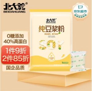 央企品质，北大荒 无蔗糖非转基因纯豆浆粉 500g*2袋