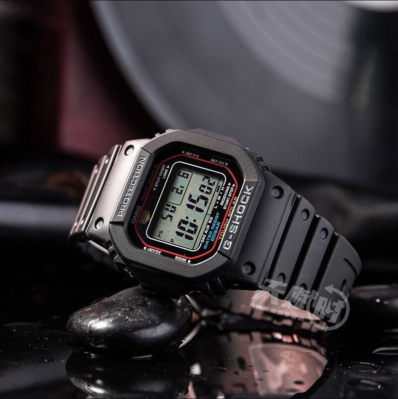 CASIO 卡西欧 小红圈 G-SHOCK系列 太阳能电波腕表GW-M5610U-1新低570.48元包税包邮