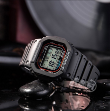 CASIO 卡西歐 小紅圈 G-SHOCK系列 太陽能電波腕表GW-M5610U-1 