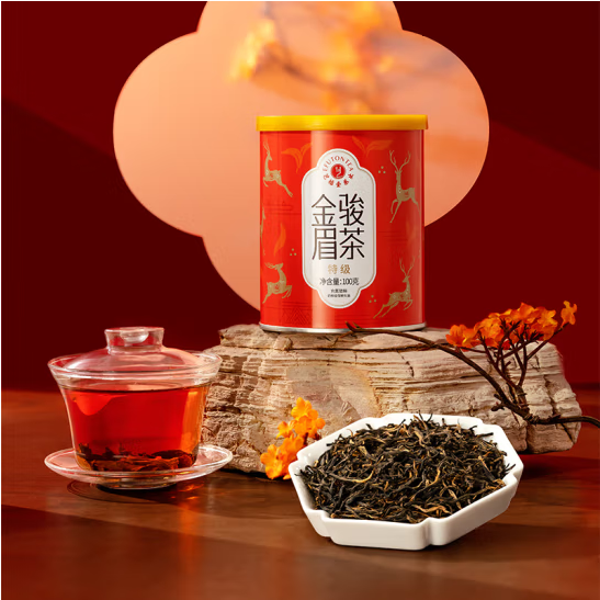 杭州亚运会官方指定用茶，艺福堂 特级浓香型金骏眉红茶 100g史低14.8元包邮