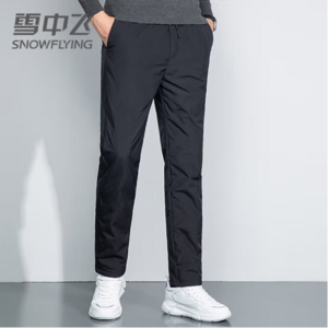 <span>白菜！</span>Snow Flying 雪中飛 男士90白鴨絨戶(hù)外運(yùn)動(dòng)保暖褲羽絨褲