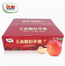 Dole 都乐 甘肃冰糖心可口苹果礼盒 5斤/单果75-90mm