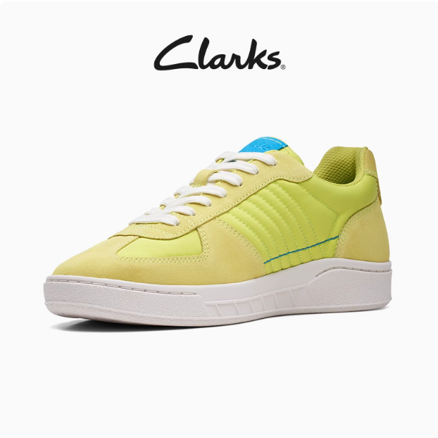 Clarks 其乐 CraftRally Ace艺动系列 男士牛反绒皮复古德训鞋滑板鞋 261705457新低240.86元包邮