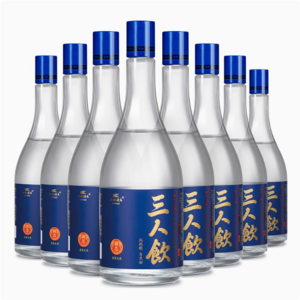 江小白 三人飲 46度高粱酒 500ml*6瓶