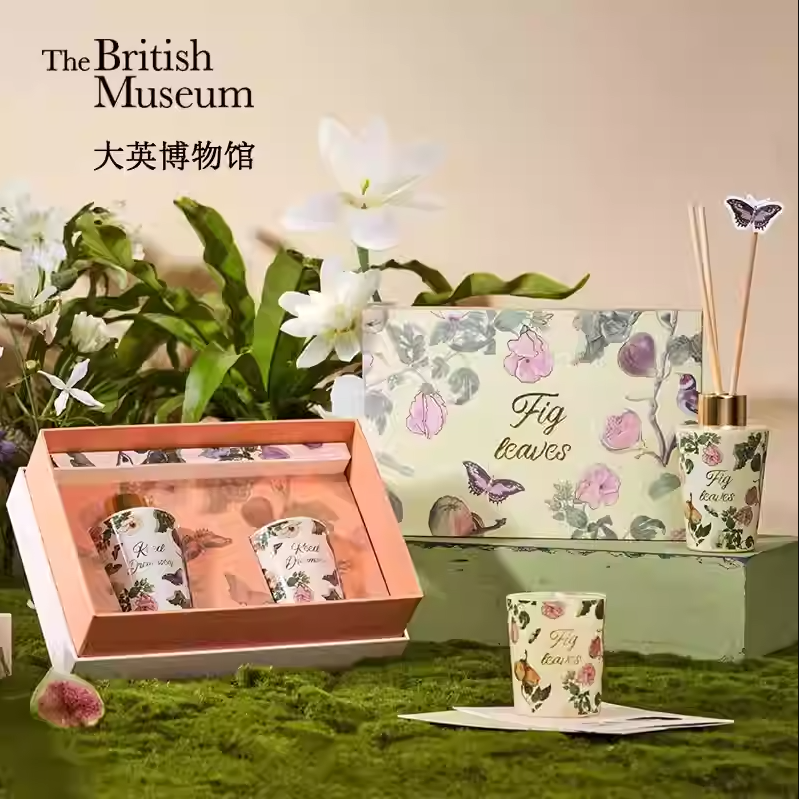 The British Museum 大英博物馆 博物志系列 苏里南香薰蜡烛礼盒（含无火香薰80ml+香薰蜡烛70g）新低79元包邮