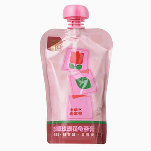 <span>白菜！</span>中华老字号 ，双钱牌 乐吸吸玫瑰味龟苓膏 168g*9袋 