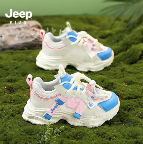 Jeep Kids 吉普 儿童网面透气运动鞋 4色89元包邮