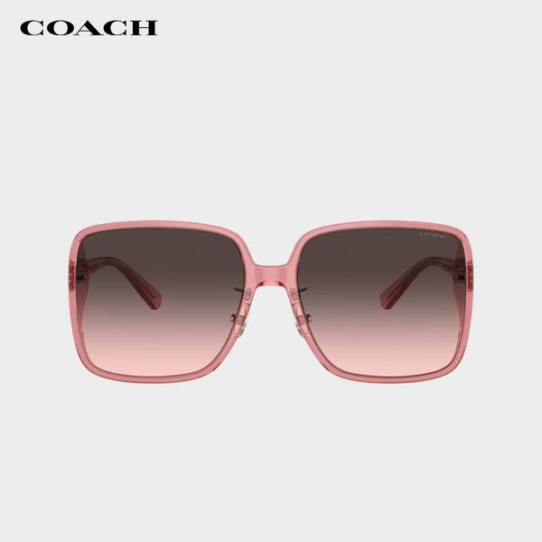 Coach 蔻驰 女士时尚方框太阳镜（含卡包+礼盒礼袋）0HC8368D新低450.6元包邮