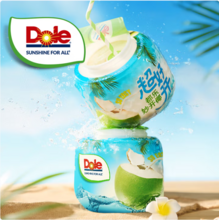 Dole 都乐 泰国进口香水椰妙开椰 2粒装大果/单果900g+