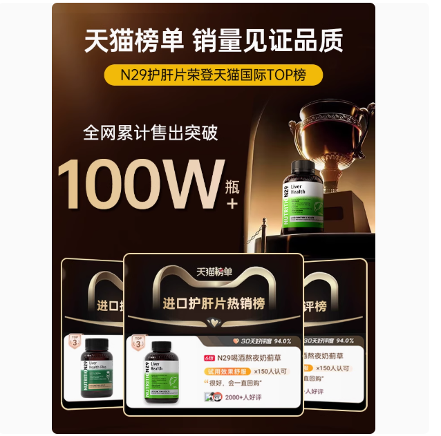 NUTRITION29 8倍奶薊草護(hù)肝片 30粒/瓶49元包郵