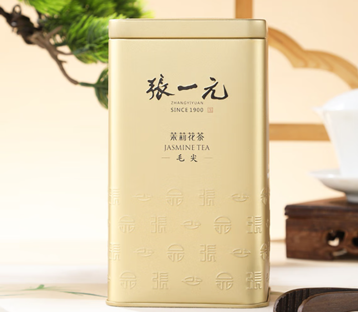 <span>白菜！</span>中华老字号，张一元 茉莉花茶 茉莉毛尖 特种 200g*3件新低295.8元包邮（98.6元/件）