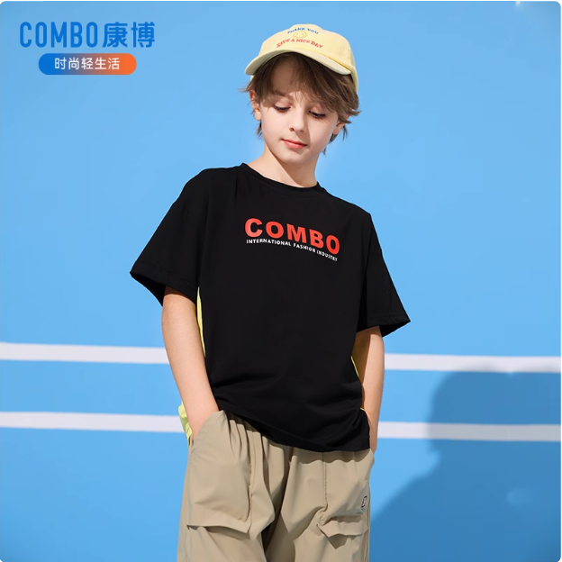 波司登旗下，Combo 康博 夏季男童薄款速干T恤（110~170碼）多款19元包郵