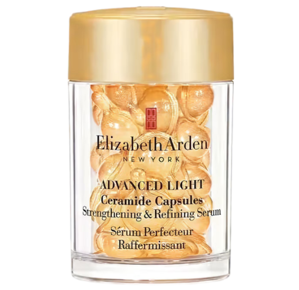 Elizabeth Arden 伊麗莎白·雅頓 輕感金膠 時(shí)空煥活清透修護(hù)膠囊精華液 30粒*2件199元包郵（3.3元/粒）