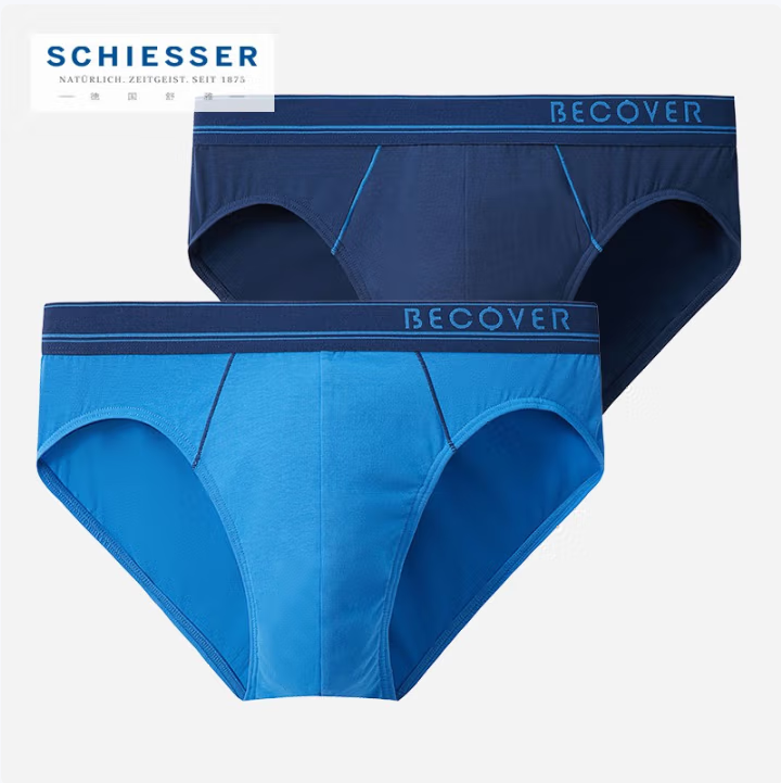 Schiesser 德國舒雅 Becover系列 E5/20085S 男士棉質(zhì)三角內(nèi)褲 2條裝*2件81.2元包郵（20.3元/條）