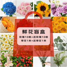 可DIY花束，京东鲜花 玫瑰花鲜花（买10枝+送玫瑰10枝+配草1束+送配草1束）