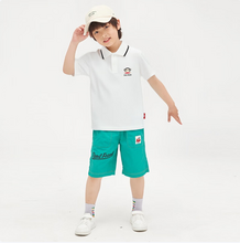 Paul Frank 大嘴猴 2025夏季新款 男女童純棉短袖Polo衫*2件 多色