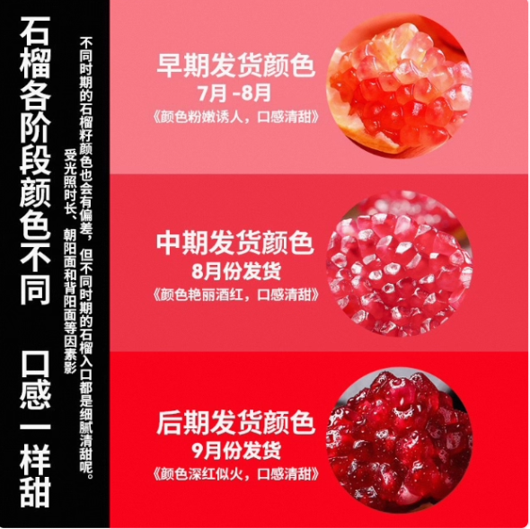 淘宝买菜 四川会理突尼斯软籽石榴 5斤/单果250g+新低18.92元包邮（3.78元/斤）
