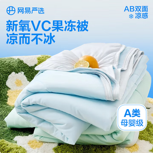 網(wǎng)易嚴選 A類新氧VC抗菌涼感果凍被夏涼被 150*200cm
