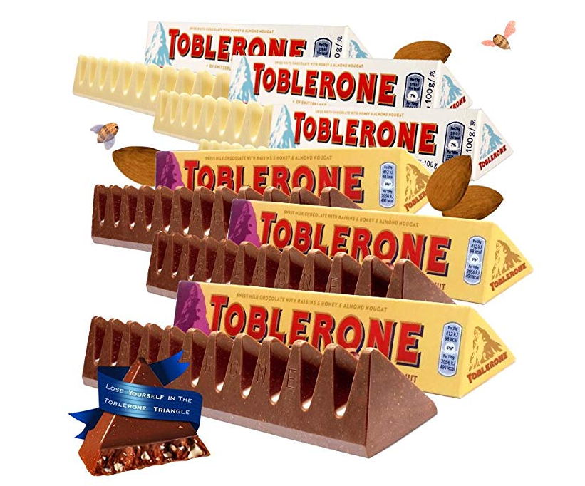 TOBLERONE 瑞士三角 牛奶巧克力 100g*12件 ￥80.86.7元/件