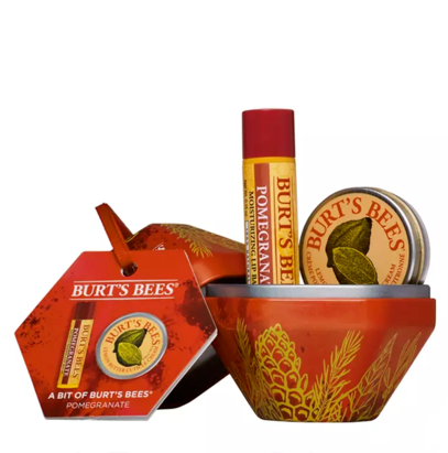 Burt's Bees 小蜜蜂 石榴/香草礼品套装（唇膏4.25g+指甲修护霜8.5g）新低35元