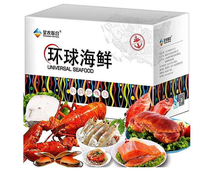 星农联合 环球海鲜礼券3688型礼券 含波龙等10种海鲜食材168元包邮
