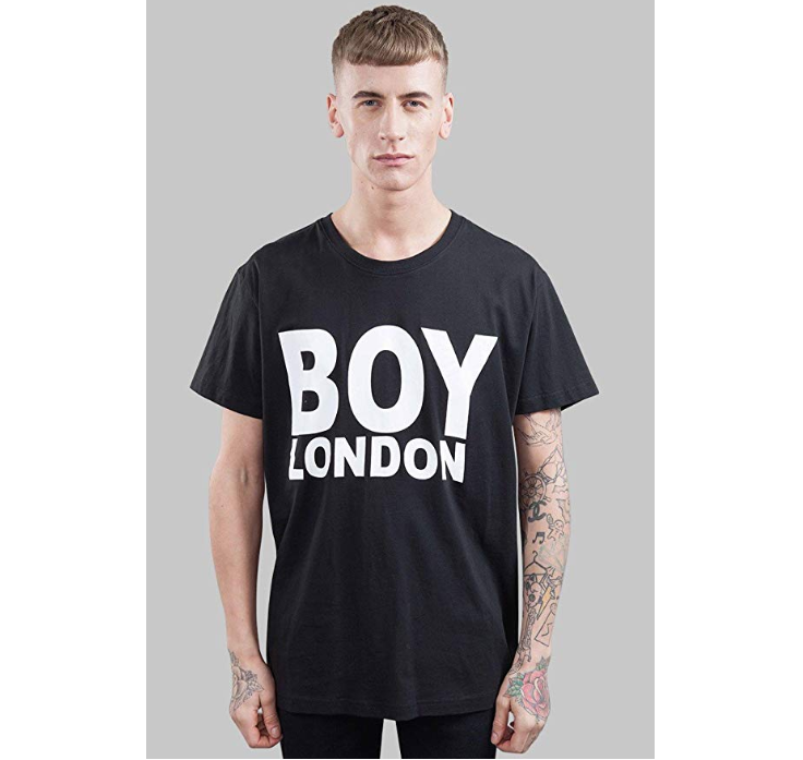 知名潮牌，BOY LONDON 中性款LOGO T恤146元包邮