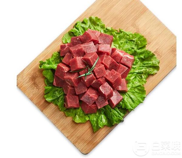 尚选 巴西牛肉块 1kg *4件192.16元包邮（双重优惠）