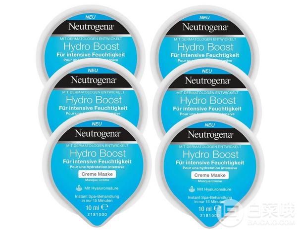 Neutrogena 露得清 Hydro Boost 水活盈透系列 睡眠面膜 10ml*6个 Prime会员凑单免费直邮含税76.37元