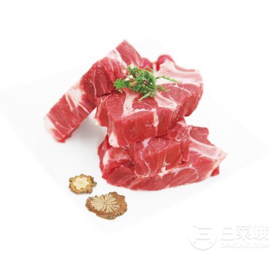 青草家 澳洲进口 原切牛肉脊骨 500g*4件48.6元包邮（12.15元/斤）