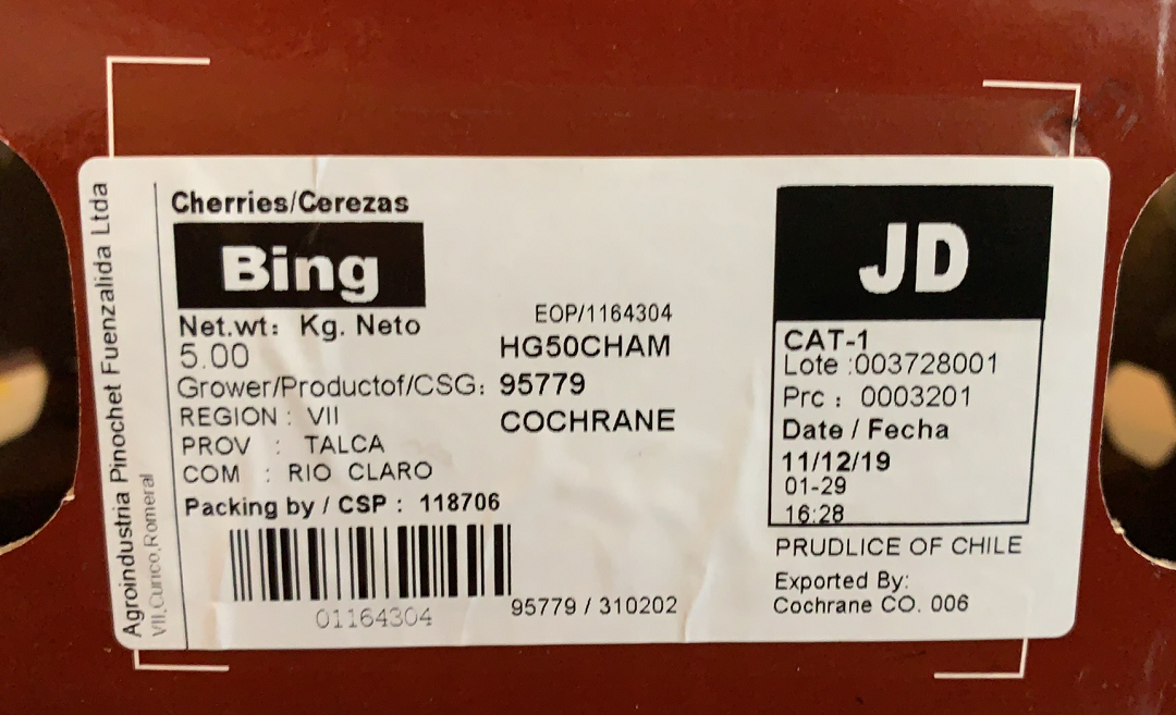 <span>最后一天，老白严选！</span>菜油品质团，智利进口 Bing车厘子 单J现货 顺丰包邮5斤208元/5kg原箱395元 实物图来了