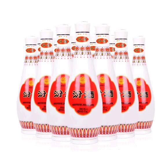 汾酒 48度 乳玻汾酒 清香型白酒 475ml*12瓶513元包邮（新低42.75元/瓶）