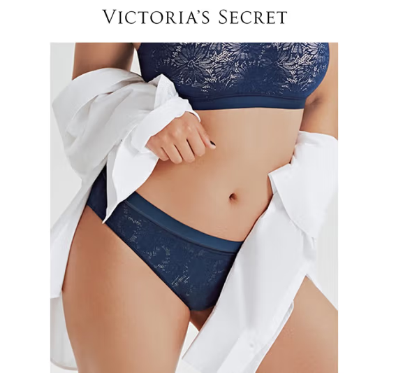 <span>白菜！</span>Victoria's Secret 维多利亚的秘密 全新小雏菊蕾丝女士内裤*3条46.98元包邮（折15.6元/条）