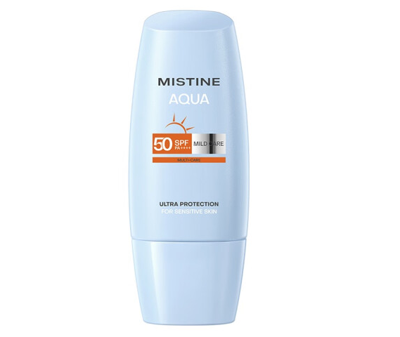敏感肌用，Mistine 蜜丝婷 呵润清透防晒霜乳 40ml*3瓶55.05元包邮（18.35元/瓶 ）