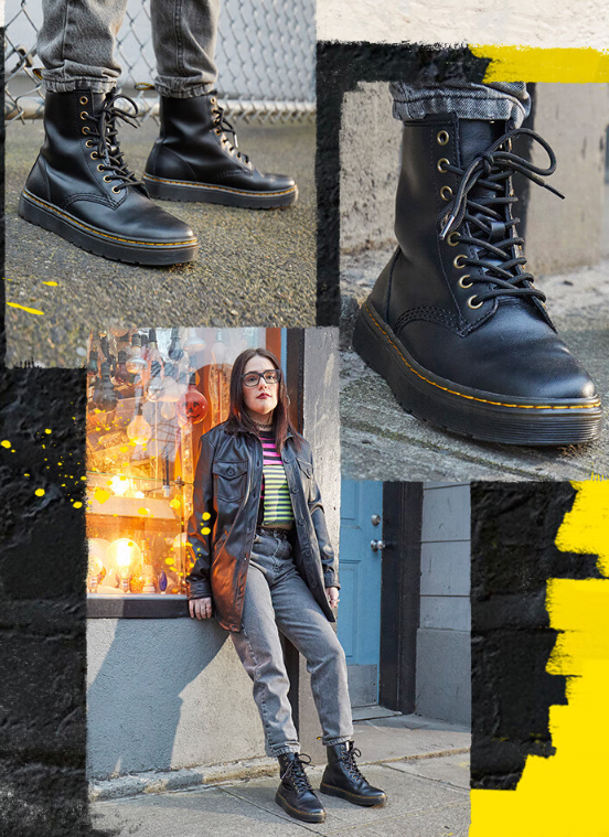 <span>白菜！</span>Dr.Martens 马汀博士 Zavala 男女黑色8孔马丁靴新低275.06元包邮