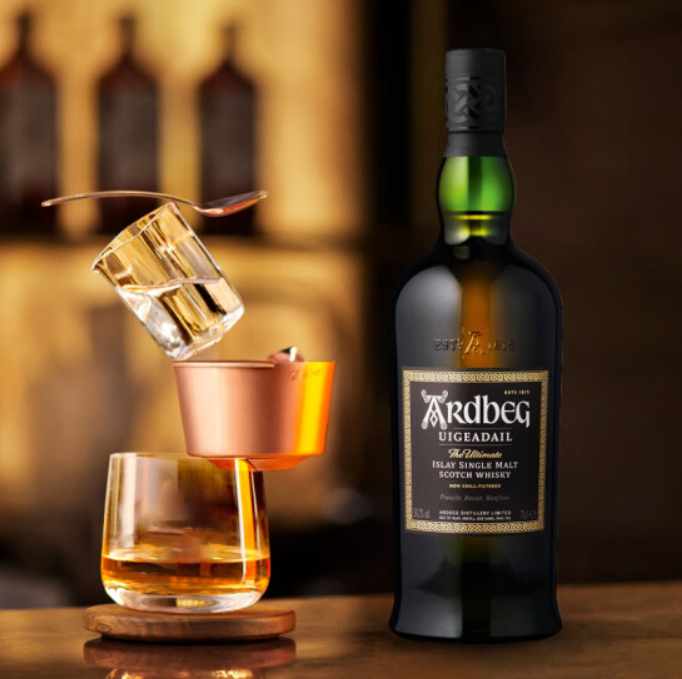 2009年全球年度威士忌！Ardbeg 雅柏 阿贝乌干达 艾雷岛单一麦芽威士忌 700ml新低439.13元包邮