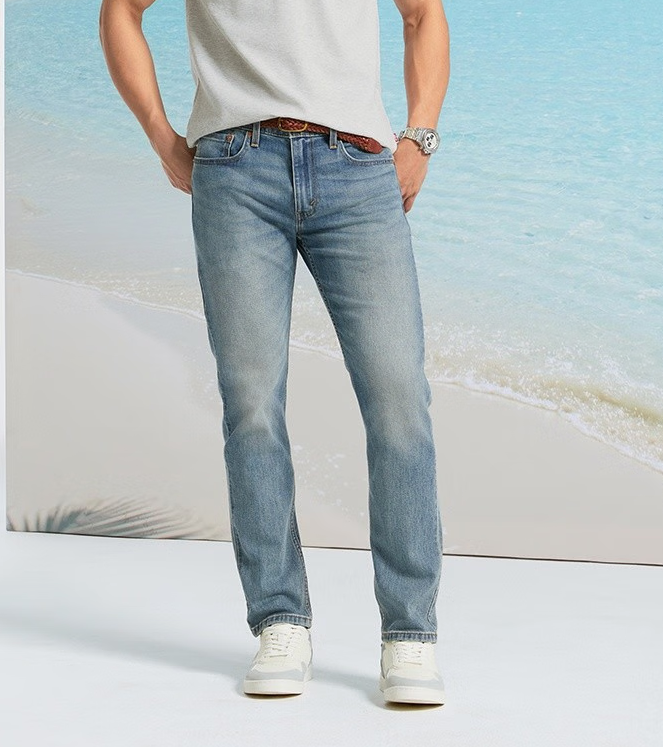 <span>白菜！</span>Levi's 李維斯 冰酷系列 2025年春季新款 502 男士錐形美式復(fù)古牛仔褲新低149.45元包郵
