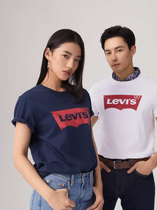 <span>白菜！</span>Levi's 李維斯 男士美式寬松印花短袖T恤新低46.05元包郵