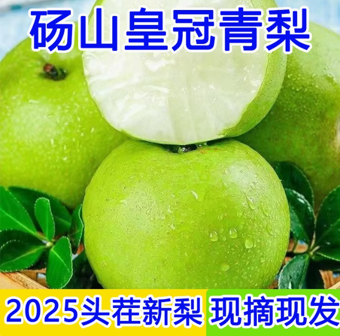 淘寶買菜農(nóng)場(chǎng)直發(fā) 安徽碭山皇冠青梨 大果230g起 凈重4.5斤新低11.88元包郵（2.64元/斤）