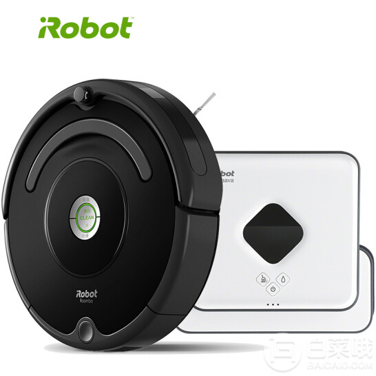 iRobot Roomba 671 智能扫地机器人+Braava 381 拖地机器人2599元包邮