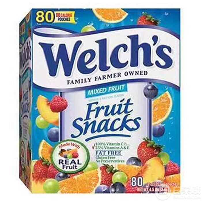 美国进口，welch's 韦尔奇 水果软糖 2kg129元包邮