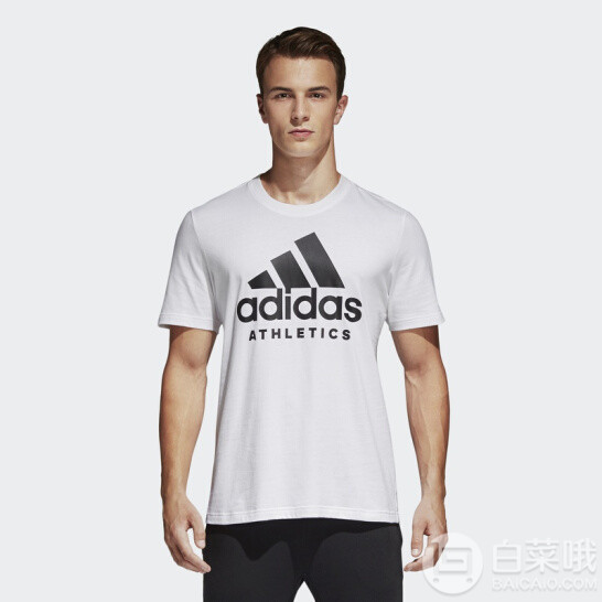 adidas 阿迪达斯  SID BRANDED BK3715  男款T恤 *2件 128.5元包邮64.25元/件（双重优惠）
