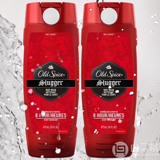 美国进口，Old Spice 欧仕派 男士黑标古龙味沐浴露 473ml*2瓶*6 ￥169.7包邮14.1元/瓶