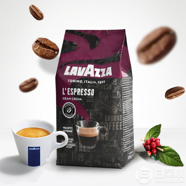 意大利进口，Lavazza 乐维萨 意式红牌特浓咖啡豆1kg101.93元