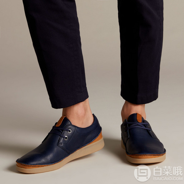 Clarks 其乐 Oakland Lace 男士牛皮系带休闲鞋327.18元