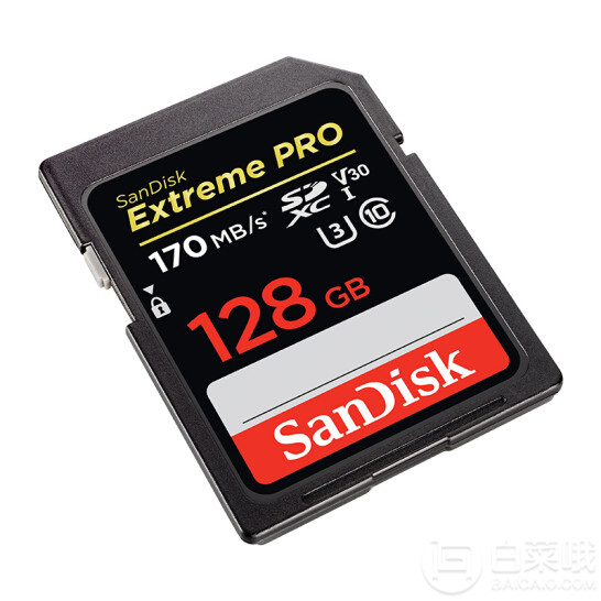 SanDisk 至尊超极速 128GB V30 4K SDXC存储卡（170MB/s）249元包邮